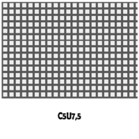 agujeros cuadrado c5u7,5