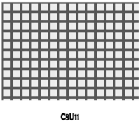 agujeros cuadrado c8u11